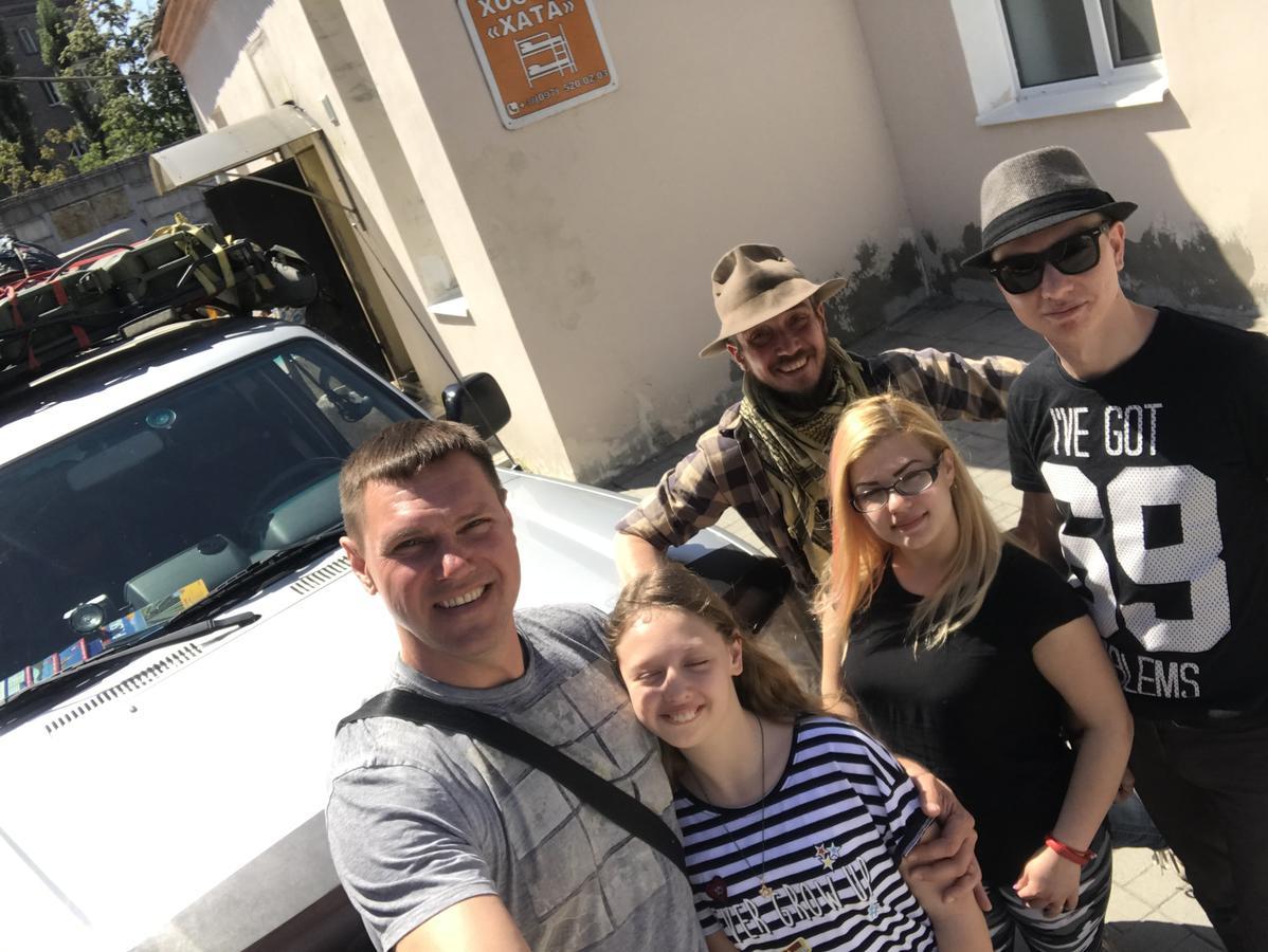 Отель Хата Dnipro Esterno foto